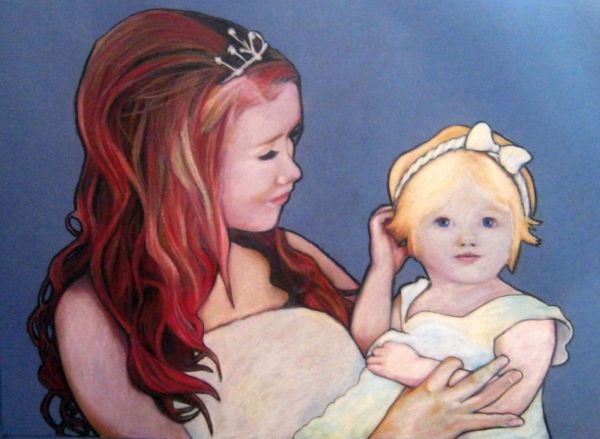 Portrait of Charlotte & Baby